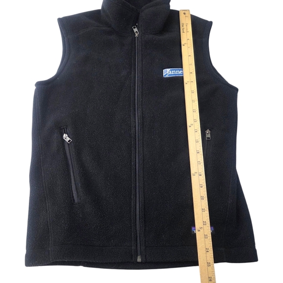 Patagonia Synchilla Fleece Vest Black Mens Small Company Embroidered Jacket - Picture 9 of 11